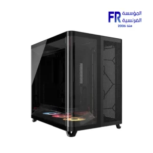 Corsair AIR 5400 RS-R Triple Chamber Curved Glass Reverse Connector Support ARGB With 3x 120mm RS-R Fans Black Full Tower Case