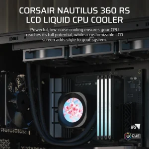 Corsair NAUTILUS RS LCD 360mm Black AIO Liquid CPU Cooler