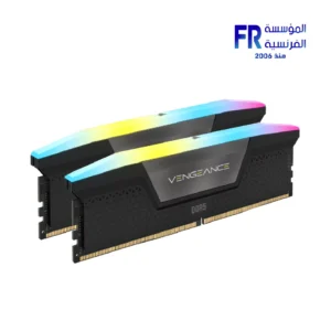 Corsair Vengeance RGB 128GB (2x64GB) DDR5 6400MHz CL42 Intel XMP Black Desktop Memory