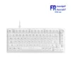Dareu EK75 Dream Switch 75% Compact Gasket Mount With Volume Knob Rainbow Sidelit White Wired Mechanical Gaming Keyboard