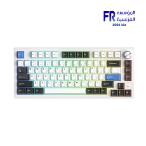 Dareu EK75 RT Magnetic Switch 75% Compact Gasket Mount With Volume Knob RGB White Wired Mechanical Gaming Keyboard