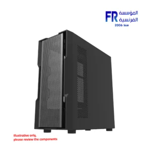 DarkFlash DK431 Mesh TG With 4 CL6 ARGB Fans With GP750 750W 80 Plus Bronze PSU Black Full Tower Gaming Case