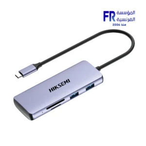 Hiksemi HS-HUB-DS8 8 In 1 100W PD 4K 30Hz HDMI USB 3.0 2.0 TF SD Card Grey USB Hub