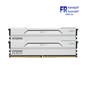 Klevv Bolt V 32GB (2x16GB) DDR5 6000MHz CL28 Intel XMP 3.0 and AMD EXPO Pure White Desktop Memory