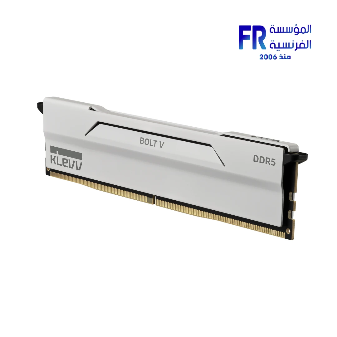 Klevv Bolt V 32GB (2x16GB) DDR5 6000MHz CL28 Intel XMP 3.0 and AMD EXPO Pure White Desktop Memory