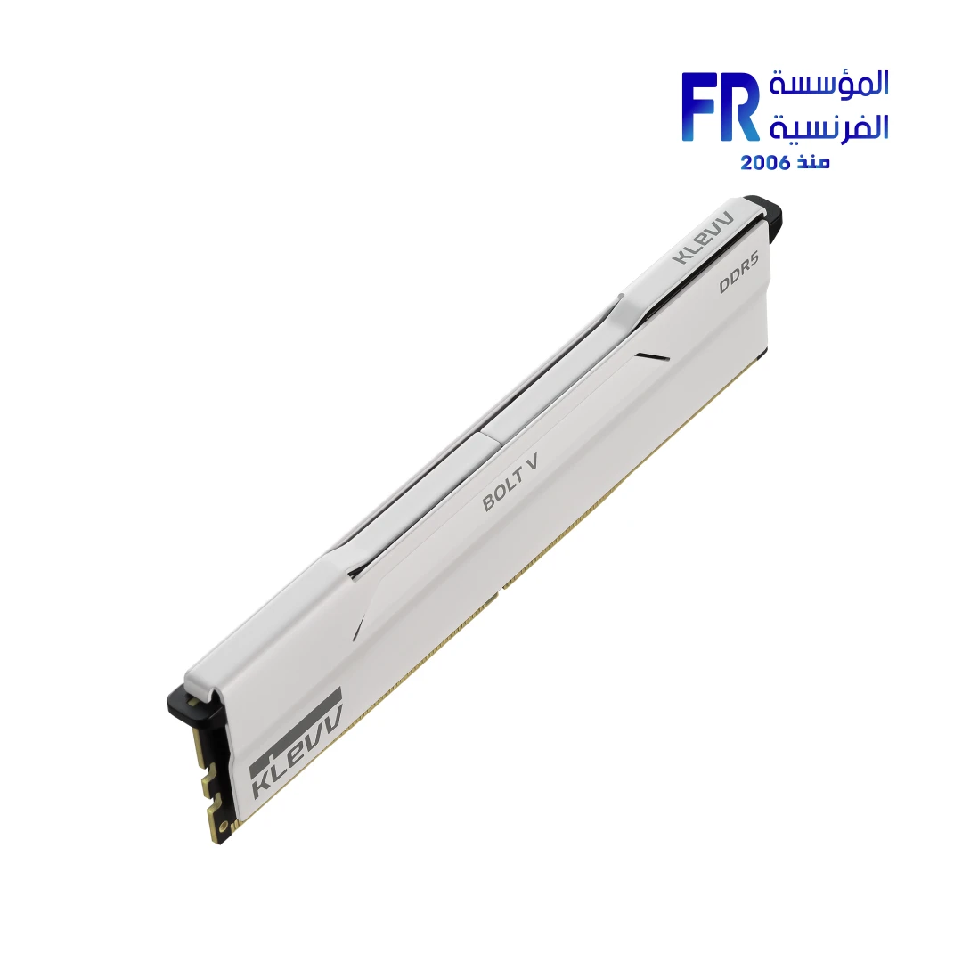 Klevv Bolt V 32GB (2x16GB) DDR5 6000MHz CL28 Intel XMP 3.0 and AMD EXPO Pure White Desktop Memory