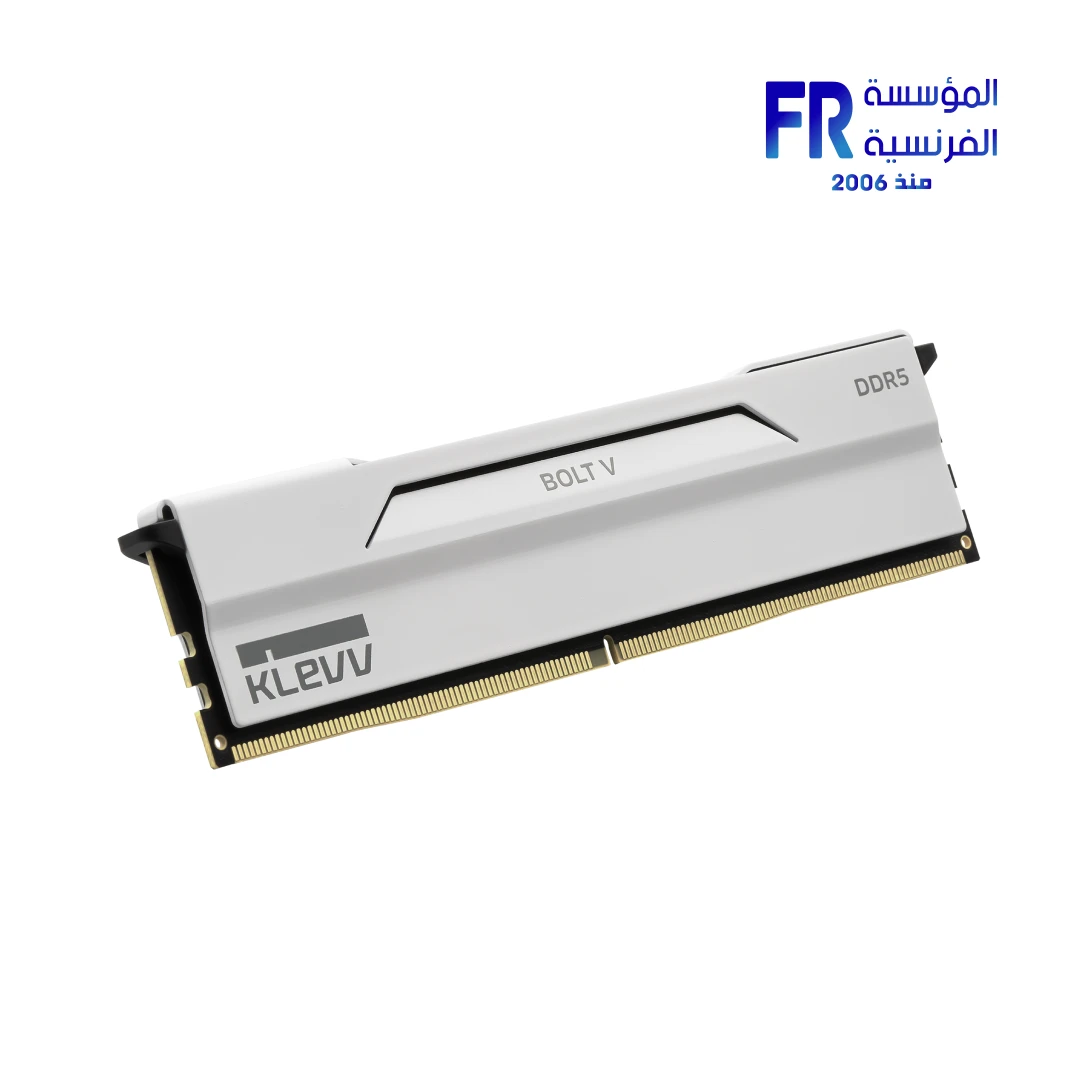 Klevv Bolt V 32GB (2x16GB) DDR5 6000MHz CL28 Intel XMP 3.0 and AMD EXPO Pure White Desktop Memory