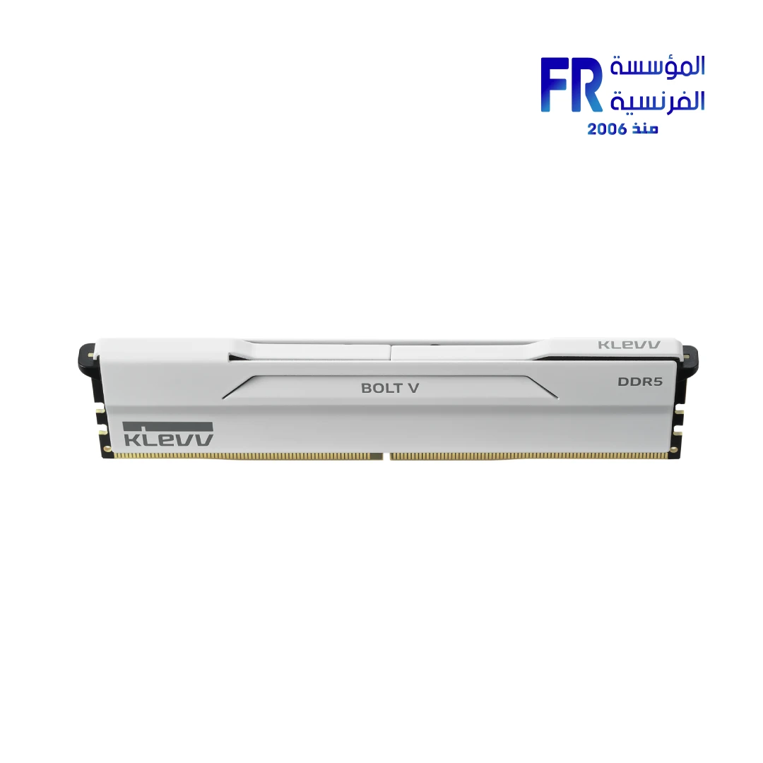 Klevv Bolt V 32GB (2x16GB) DDR5 6000MHz CL28 Intel XMP 3.0 and AMD EXPO Pure White Desktop Memory