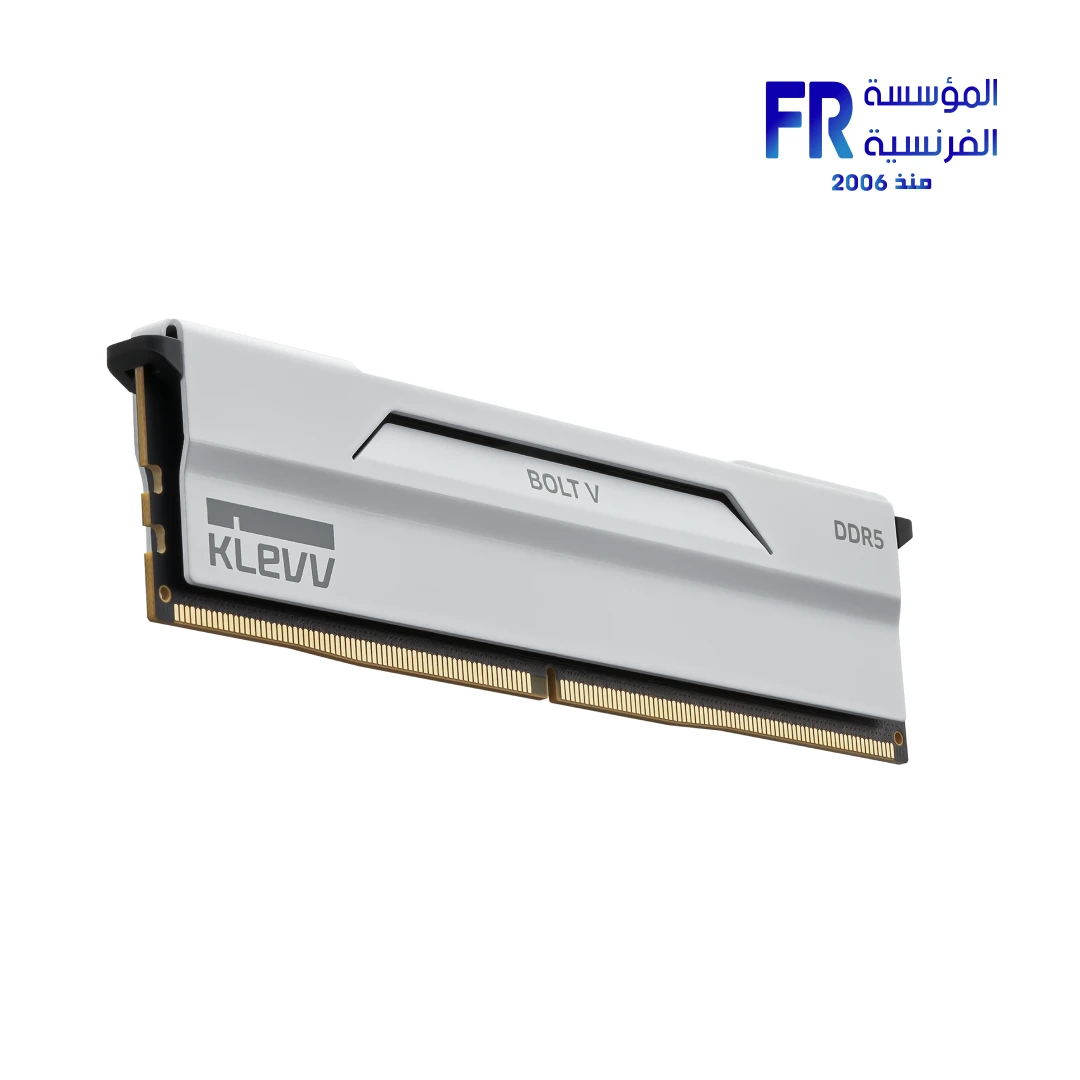 Klevv Bolt V 32GB (2x16GB) DDR5 6000MHz CL28 Intel XMP 3.0 and AMD EXPO Pure White Desktop Memory