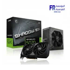 MSI GeForce RTX 5070 Shadow 2X 12GB GDDR7 OC Graphic Card With Msi Mag A750BN 750W 80 Plus Bronze PCIe 5.0 Power Supply Bundle