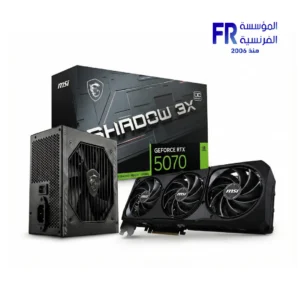 Msi Geforce RTX 5070 Shadow 3X 12Gb OC Graphic Card With Msi Mag A750BN 750W 80 Plus Bronze PCIe 5.0 Power Supply Bundle