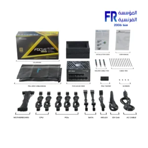 Seasonic Focus GX-1000 ATX3 1000W Atx 3.1 80 Plus Gold Fully Modular Hybrid Fan Power Supply