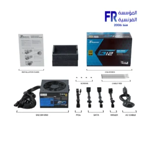 Seasonic G12 GM-850 850W 80 Plus Gold Semi Modular Smart And Silent Fan Power Supply