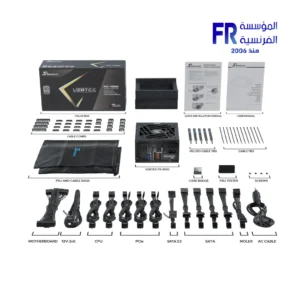 Seasonic Vertex PX-1000 1000W Atx 3.1 80 Plus Platinum Fully Modular Hybrid Fan Power Supply