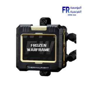 Alternate view of the black Thermalright Frozen Warframe 280mm ARGB AIO cooler