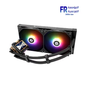 Additional view of the black Thermalright Frozen Warframe 280mm ARGB AIO cooler