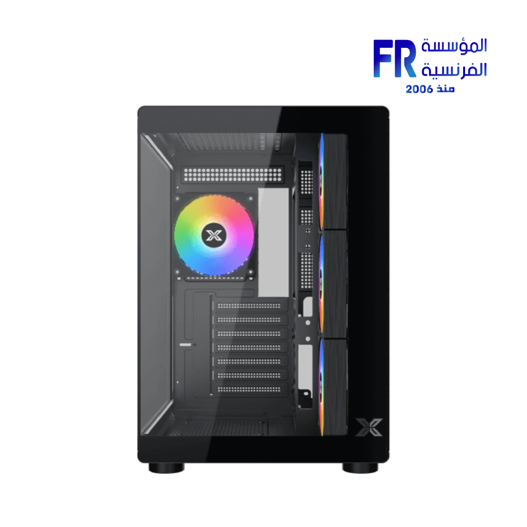 Xigmatek Aqua Compact Air 4 Fan ARGB PWM Mid Tower Case