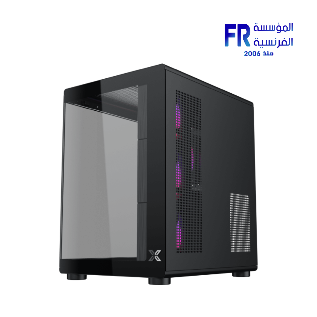 Xigmatek Aqua Compact Air 4 Fan ARGB PWM Mid Tower Case