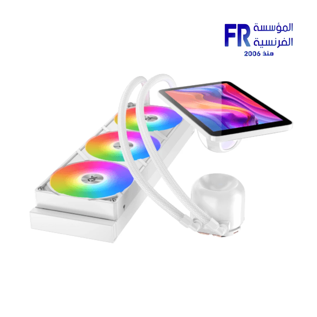 Xigmatek Connect Pro 360 Arctic Argb 7 Inch Magnetic LCD Aio Liquid Cpu Cooler