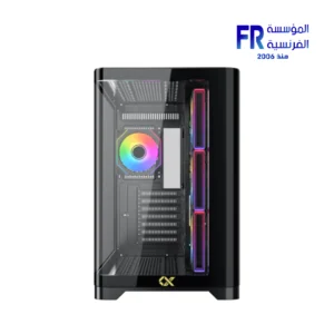 Xigmatek Crystal Storm 4 fan PWM Argb Curved TG Mid Tower Case