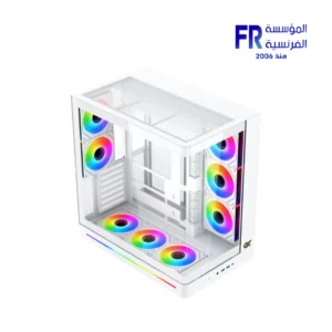 Xigmatek Pano II Air Arctic Type C 8 Fan ARGB Pwm Curved TG EATX Super Tower Case