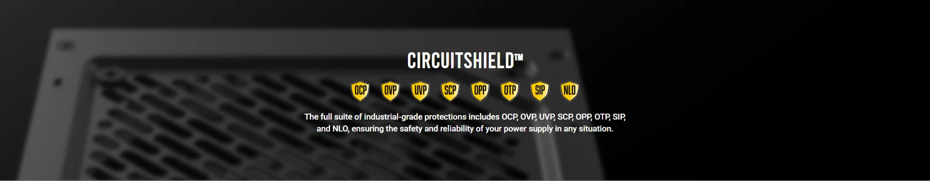 Antec CSK Pro 850W CircuitShield industrial-grade protection suite for maximum safety