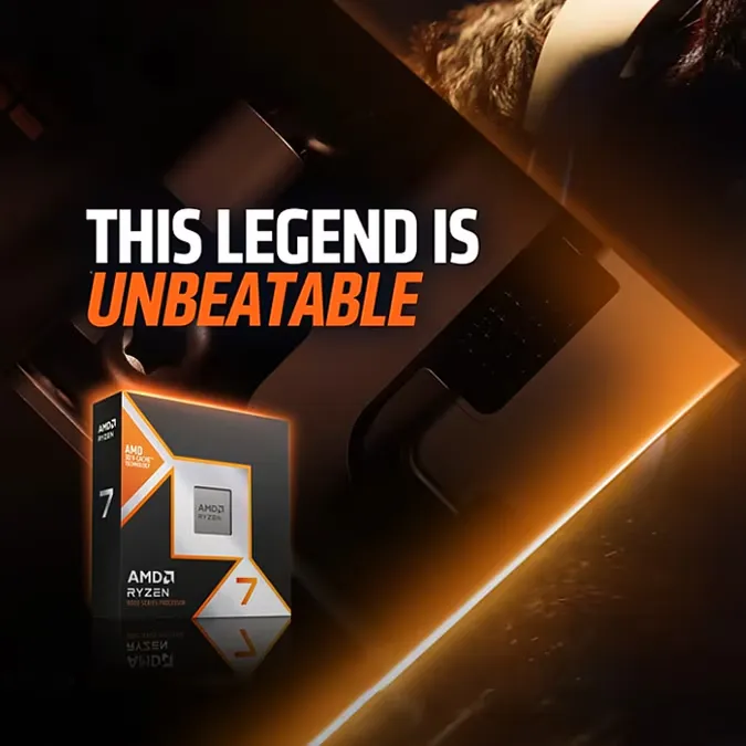 AMD Ryzen 7 9800X3D Tray Processor with 3D V-Cache