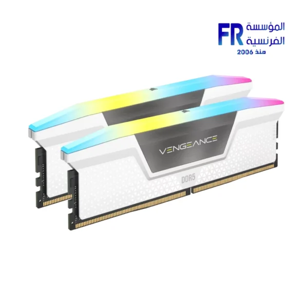 Corsair VENGEANCE RGB DDR5 64GB (2x32GB) 7000MHz – Desktopgeheugen Met 10 RGB-zones En Intel XMP 3.0, Zwart