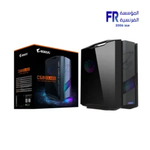 Gigabyte Aorus C601 Glass Mid Tower Case with 4x 140mm ARGB PWM Fans USB 3.1 Gen 2 Type-C Black