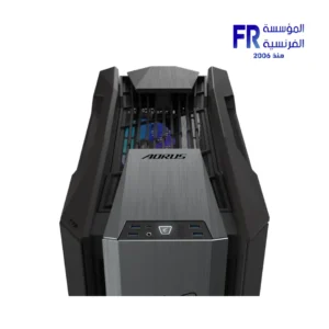 Gigabyte Aorus C601 Glass Mid Tower Case with 4x 140mm ARGB PWM Fans USB 3.1 Gen 2 Type-C Black