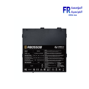 ⁦Lian Li RB550 550W 80 Plus Bronze ATX 3.1 modular SATA and peripheral cables Unique cable management system Power Supply⁩ - الصورة ⁦3⁩
