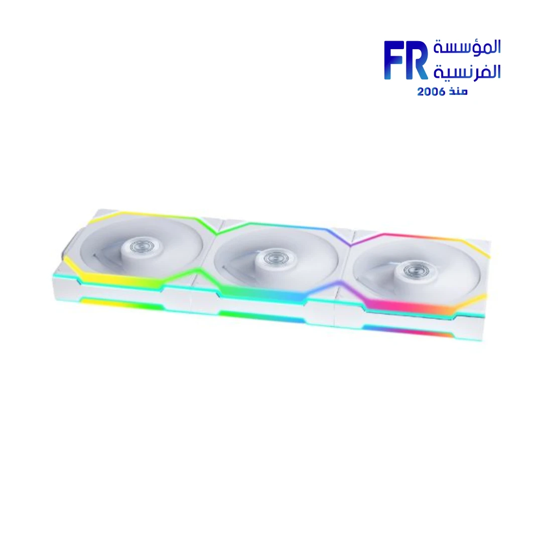 Lian Li UNI Fan SL Wireless 120 Reversed Blade ARGB White 3 Fans With 2.4 GHz Wireless Controller Fan