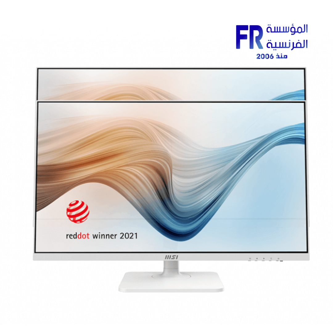 MSI Modern MD272XPW 27 Inch 100Hz 1ms MPRT FHD IPS Flat Adaptive-Sync HDR Ready With Speakers 65W PD White Monitor