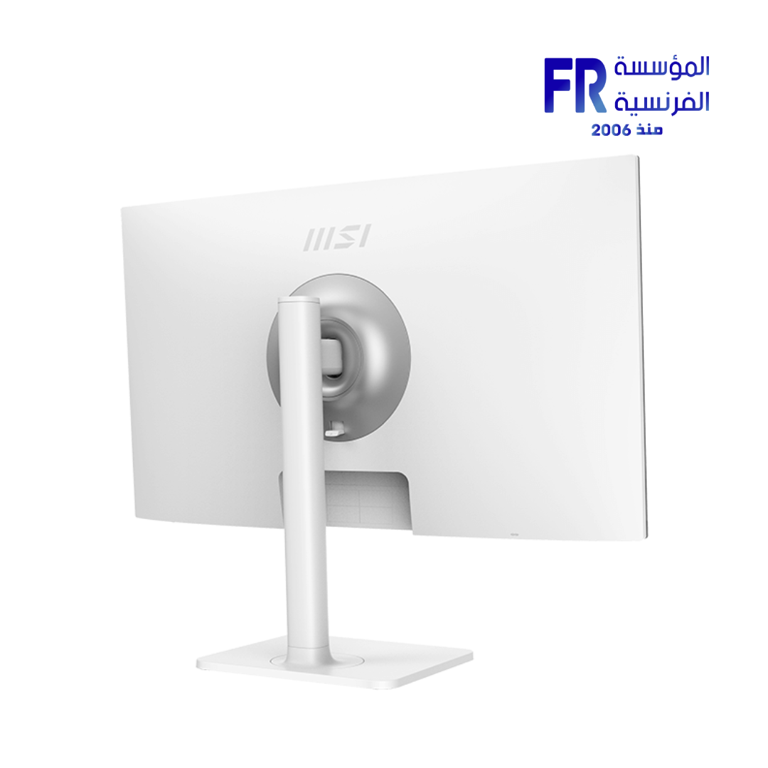 MSI Modern MD272XPW 27 Inch 100Hz 1ms MPRT FHD IPS Flat Adaptive-Sync HDR Ready With Speakers 65W PD White Monitor