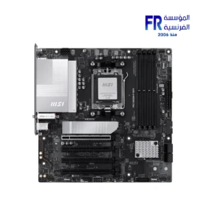 Alternative view of MSI PRO B850M-P WIFI Socket AM5 Motherboard