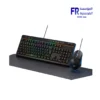 PCD KM-110BK RGB Membrane Gaming Keyboard And Mouse With Mouse Pad Black Combo