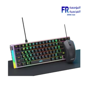 PCD KM-L112BK Huano Red Switch RGB Mechanical Hotswap Gaming Keyboard And Mouse With Mouse Pad Black Combo