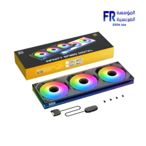 Xigmatek Infinity SF360 Digital Argb PWM 360mm Standard Infinity Ring Fan Blade With Controller Fan