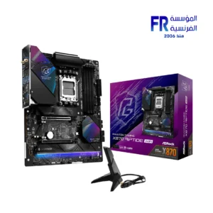 ASRock Phantom Gaming X870 Riptide WiFi DDR5 PCIe 5.0 WiFi 7 2.5G LAN USB4 Socket AM5 Motherboard