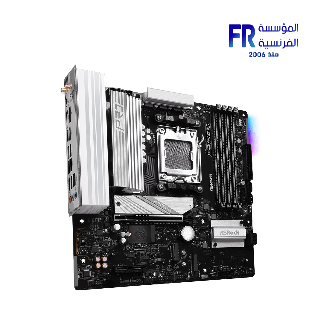 ASRock Pro RS B850M Pro RS WiFi DDR5 PCIe 5.0 WiFi 6E 2.5G LAN Socket AM5 Motherboard