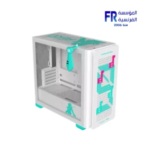 Alternative view of ASUS A23 Micro-ATX Support Hatsune Miku White Edition Micro Tower Case