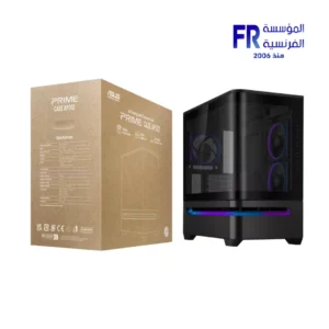 ASUS Prime AP202 ARGB Micro-ATX Support Tempered Glass With 3 120mm ARGB Fans Black Micro Tower Case