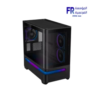 ASUS Prime AP202 ARGB Micro-ATX Support Tempered Glass With 3 120mm ARGB Fans Black Micro Tower Case