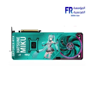 ASUS ROG Astral GeForce RTX 5080 OC Edition 16GB GDDR7 256 Bit 30Gbps 1801 TOPS AI Performance Quad Fan PCIe 5.0 Hatsune Miku White Edition Graphic Card