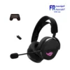 ASUS ROG Pelta 50mm Titanium Plated Diaphragm Drivers RGB Lighting 309g Lightweight Tri-Mode 2.4GHz Wireless Bluetooth and USB-C Black Gaming Headset