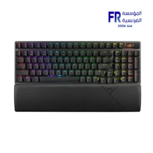 ASUS ROG Strix Scope II 96 Percent Layout ROG NX Mechanical Switches RGB Lighting Tri-Mode 2.4GHz Wireless Bluetooth and USB C Black Gaming Keyboard