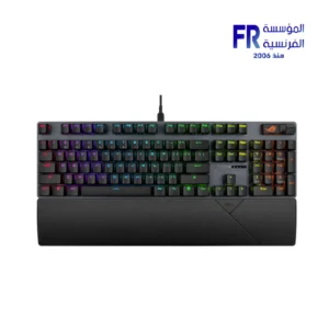 ASUS ROG Strix Scope II RX ROG RX Red Optical Mechanical Switches Aura Sync RGB Lighting ABS Keycaps Wired Black Gaming Keyboard