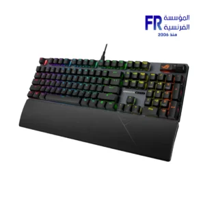 Alternative view of ASUS ROG Strix Scope II RX ROG RX Red Optical Mechanical Switches Aura Sync RGB Lighting ABS Keycaps Wired Black Gaming Keyboard