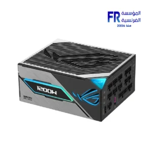 Alternative view of ASUS ROG Thor Platinum III 1200W 80 Plus Platinum ATX 3.1 ARGB Aura Sync 0dB Technology Fully Modular Power Supply