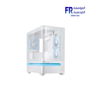 Asus Prime AP202 ARGB Micro ATX Tempered Glass White Micro Tower Case